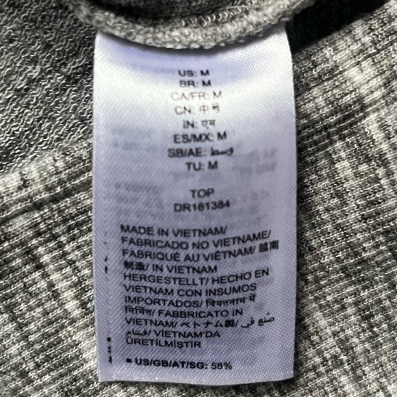 Daily/Ritual Heathered Gray Long Sleeve Crewneck Long Sweatshirt Size M Athletic - Picture 5 of 7